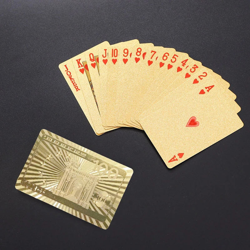 Multiple styles Color Playing Card Game Card Group Waterproof Poker Suit Magic Dmagic Package Board Game Gift Collection GLOBGRIP®