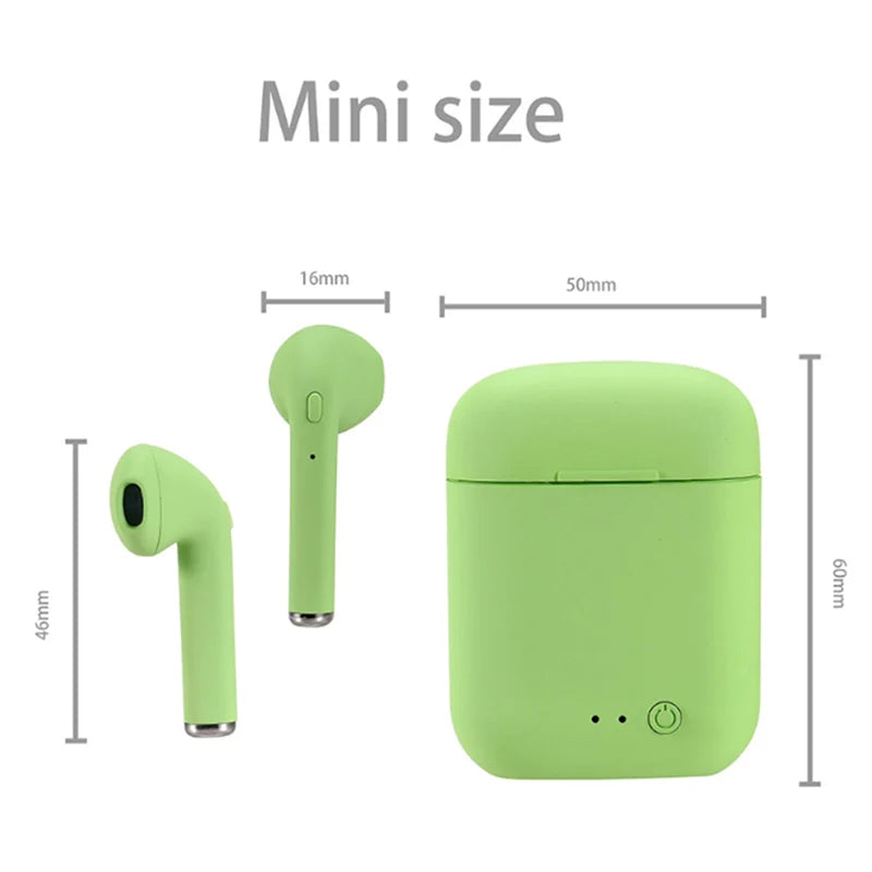 I12 Macaron Bluetooth Headset Matte Sports Binaural Wireless I12tws Bluetooth Headset 5.0 GLOBGRIP®