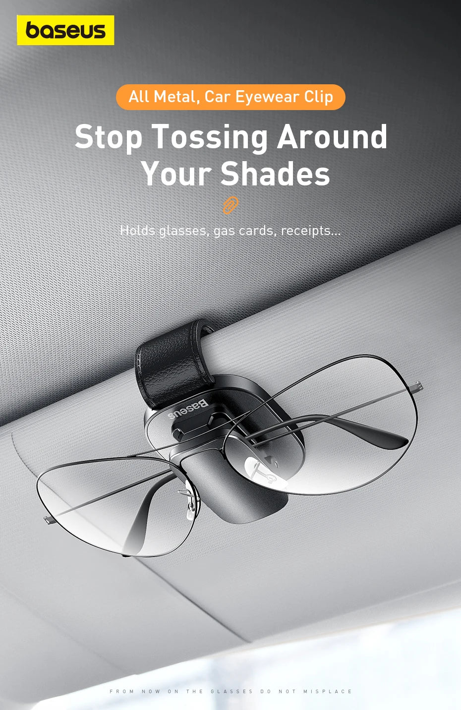 👓 Car Eyeglass Holder GLOBGRIP®