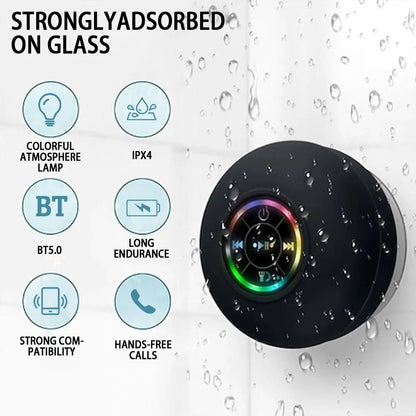 Portable Wireless Bluetooth Speaker LED | Industrial Anti-Slip Solution GLOBGRIP®