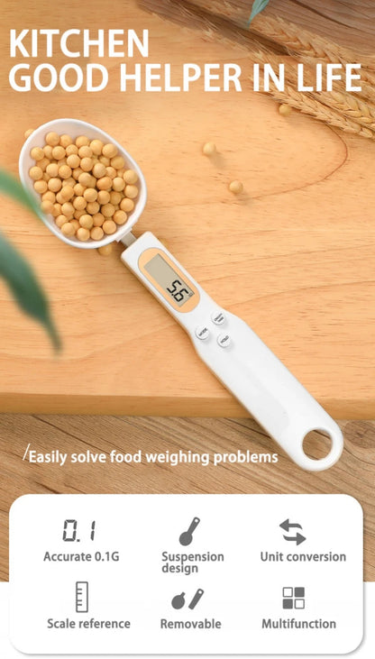 Weighing Spoon Scale | Digital Measuring Spoon for Kitchen & Baking | GLOBGRIP® GLOBGRIP®