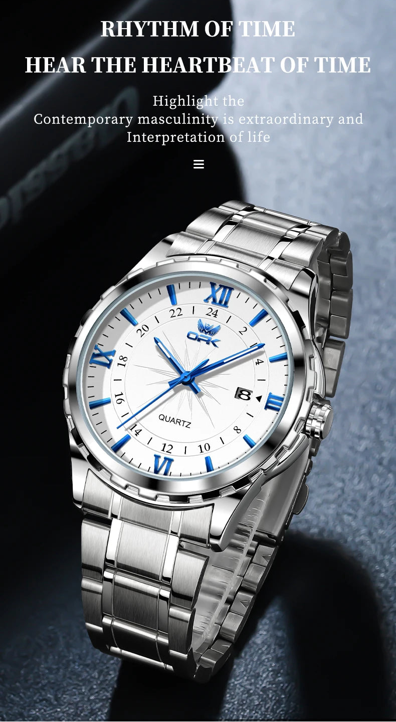 ✨ OPK Steel Belt Men’s Watch GLOBGRIP®