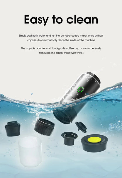 Portable Espresso Coffee Machine | Wireless 3-in-1 Travel Coffee Maker | GLOBGRIP® GLOBGRIP®