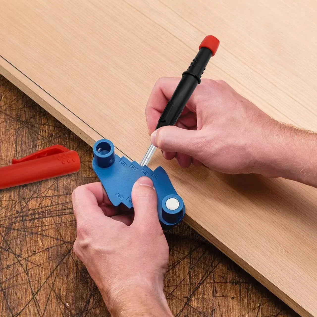 Carpenter Mechanical Pencil For Woodworking Construction GLOBGRIP®