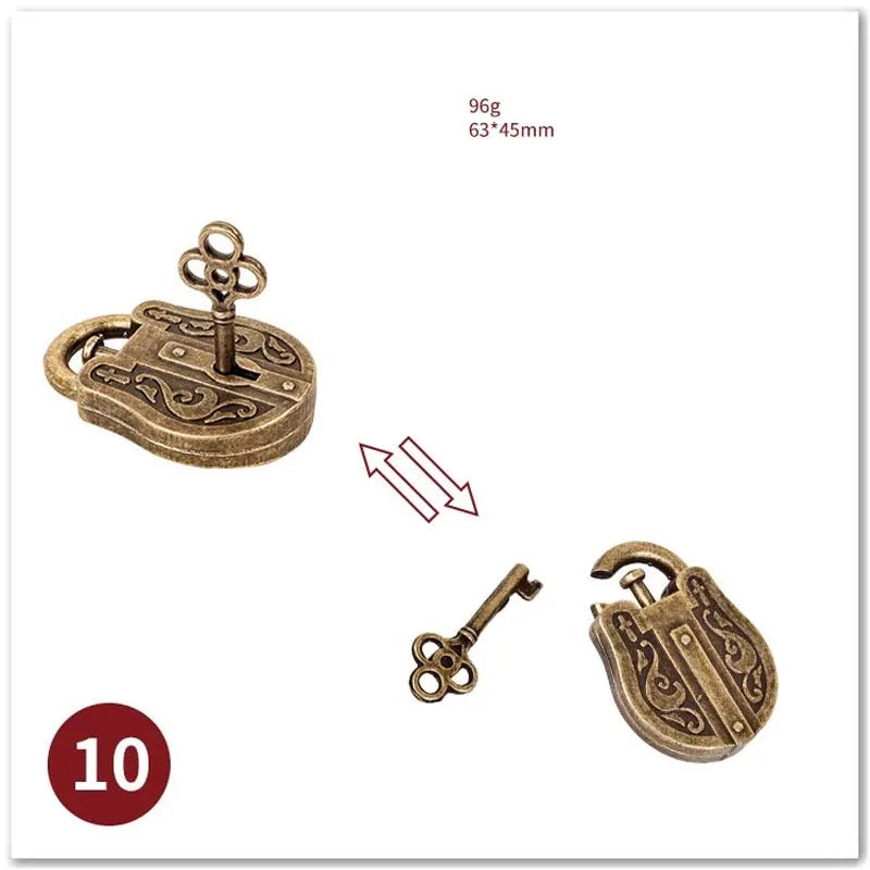 🧠 Classic IQ Metal Brain Teaser GLOBGRIP®