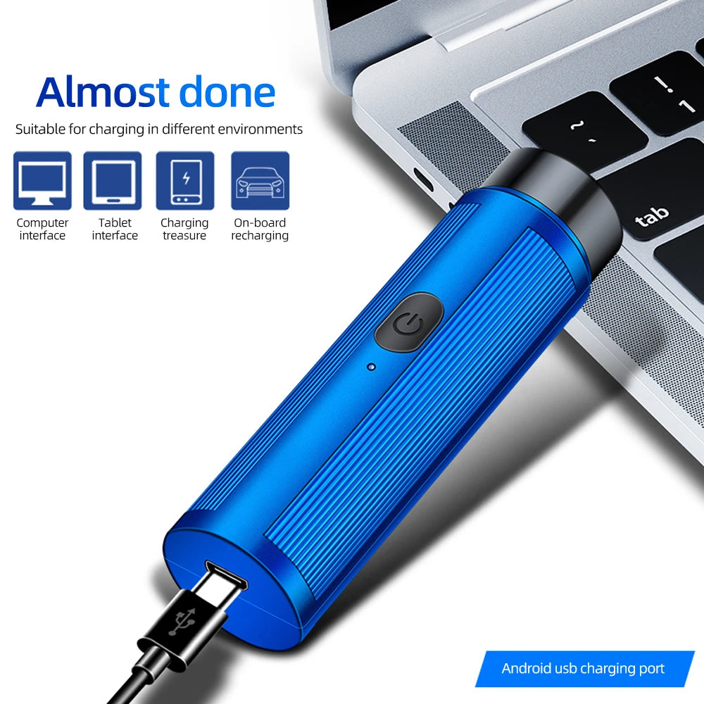 Men's Mini Electric Shaver Rechargeable Razor Epilator Women's Shaving Machine for Men Car Mini Shaver Electric Shaving Tools GLOBGRIP®