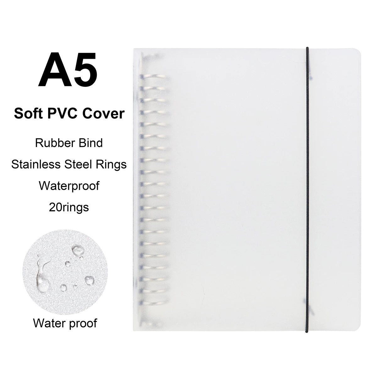 A4 / B5 / A5 Loose-Leaf Refill Binder Notebook GLOBGRIP®
