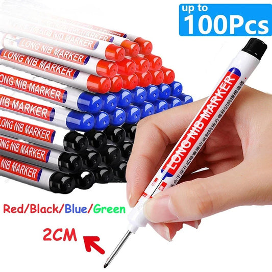 🖊️ 2cm Waterproof Long Head Deep Hole Marker Pen - GLOBGRIP®