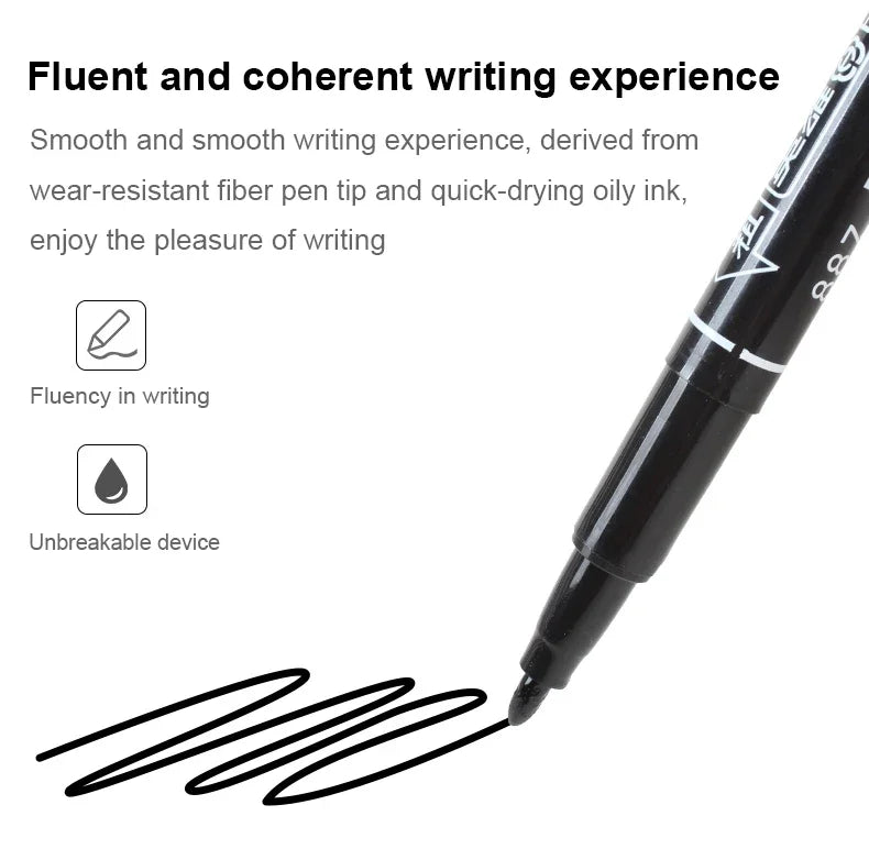 🎨  🎨 3Pcs Dual Tip Marker Pens GLOBGRIP®