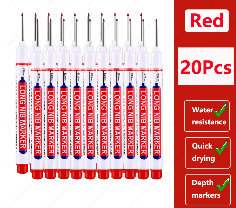 🖊️ 2cm Waterproof Long Head Deep Hole Marker Pen GLOBGRIP®