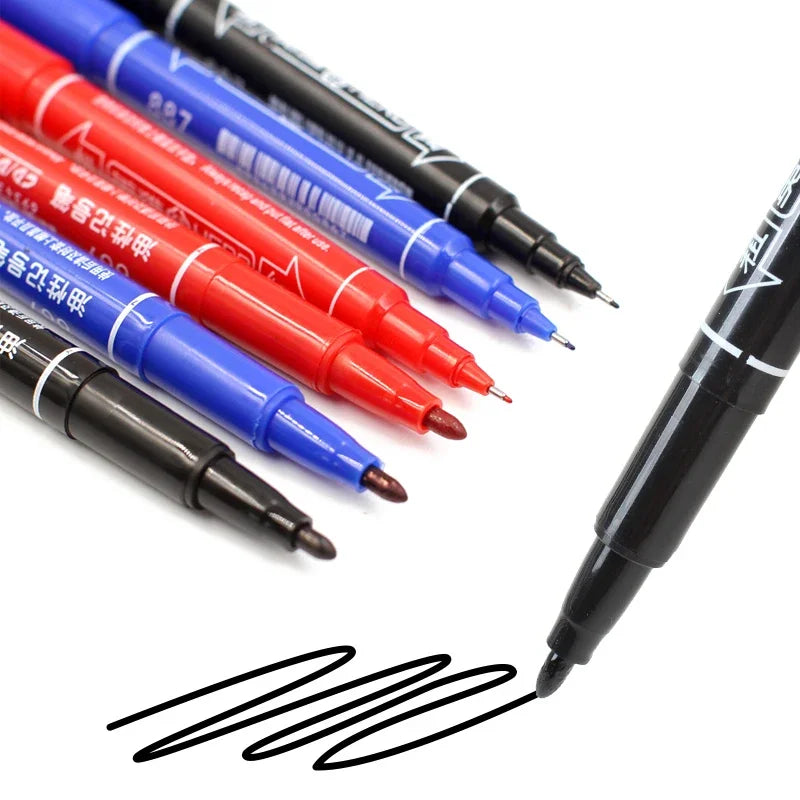 🎨  🎨 3Pcs Dual Tip Marker Pens GLOBGRIP®