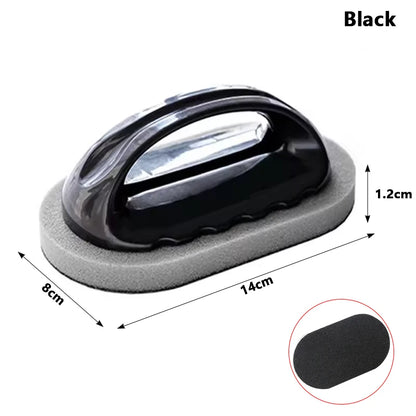 Magic Emery Sponge Brush Wipe Eraser Cleaner Kitchen Bath Rust Strong Decontamination Cleaning Tools With Handle Household Tools - GLOBGRIP®
