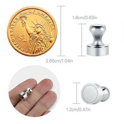 Magnetic Pins Neodymium Magnets Pin Board Magnet For Board Cone Magnets Super Strong Fridge Magnets For Home Storage Tool 10/20P GLOBGRIP®