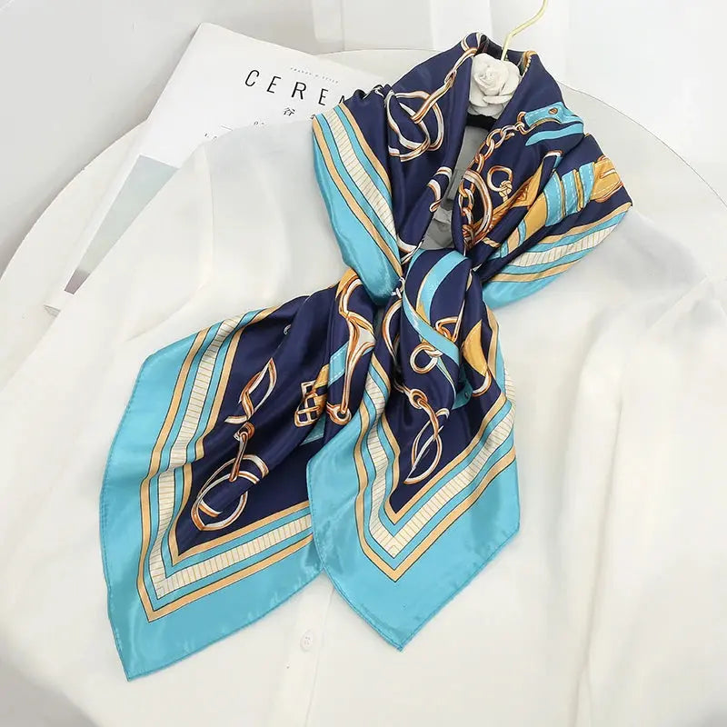 Luxury Silk Satin Square Scarf | Industrial Anti-Slip Solution GLOBGRIP®