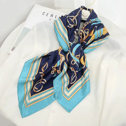 Luxury Silk Satin Square Scarf | Industrial Anti-Slip Solution GLOBGRIP®