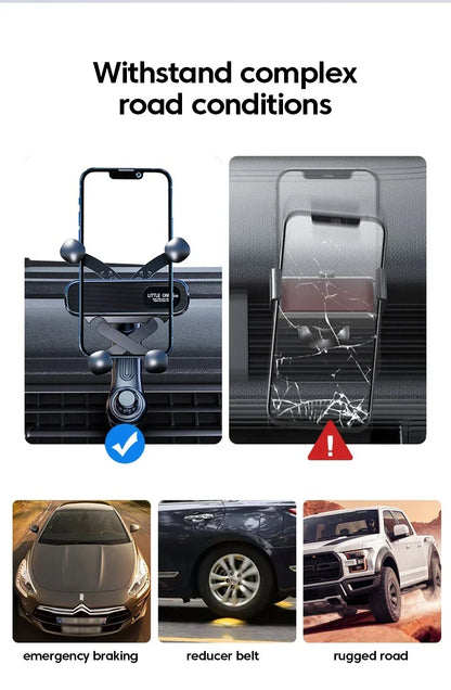 Gravity Car Phone Holder Air Vent Clip GLOBGRIP®