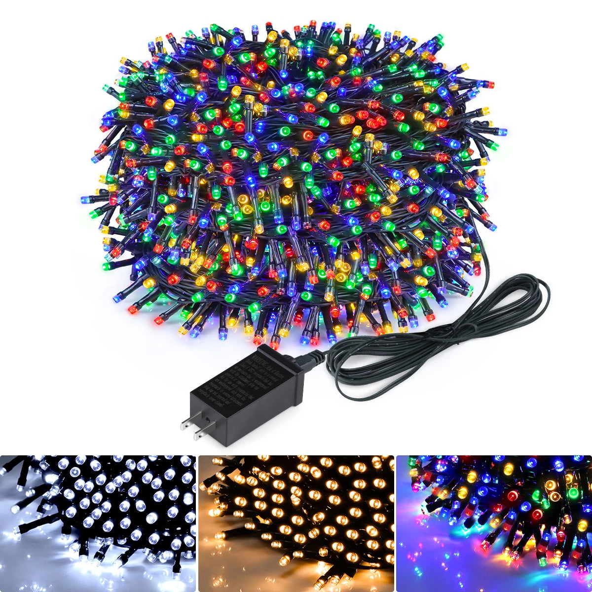 10M-100M Led Light String Street Garland Fairy Light 110V 220V Waterproof Outdoor Garden Party Wedding Christmas Decoration Lamp GLOBGRIP®