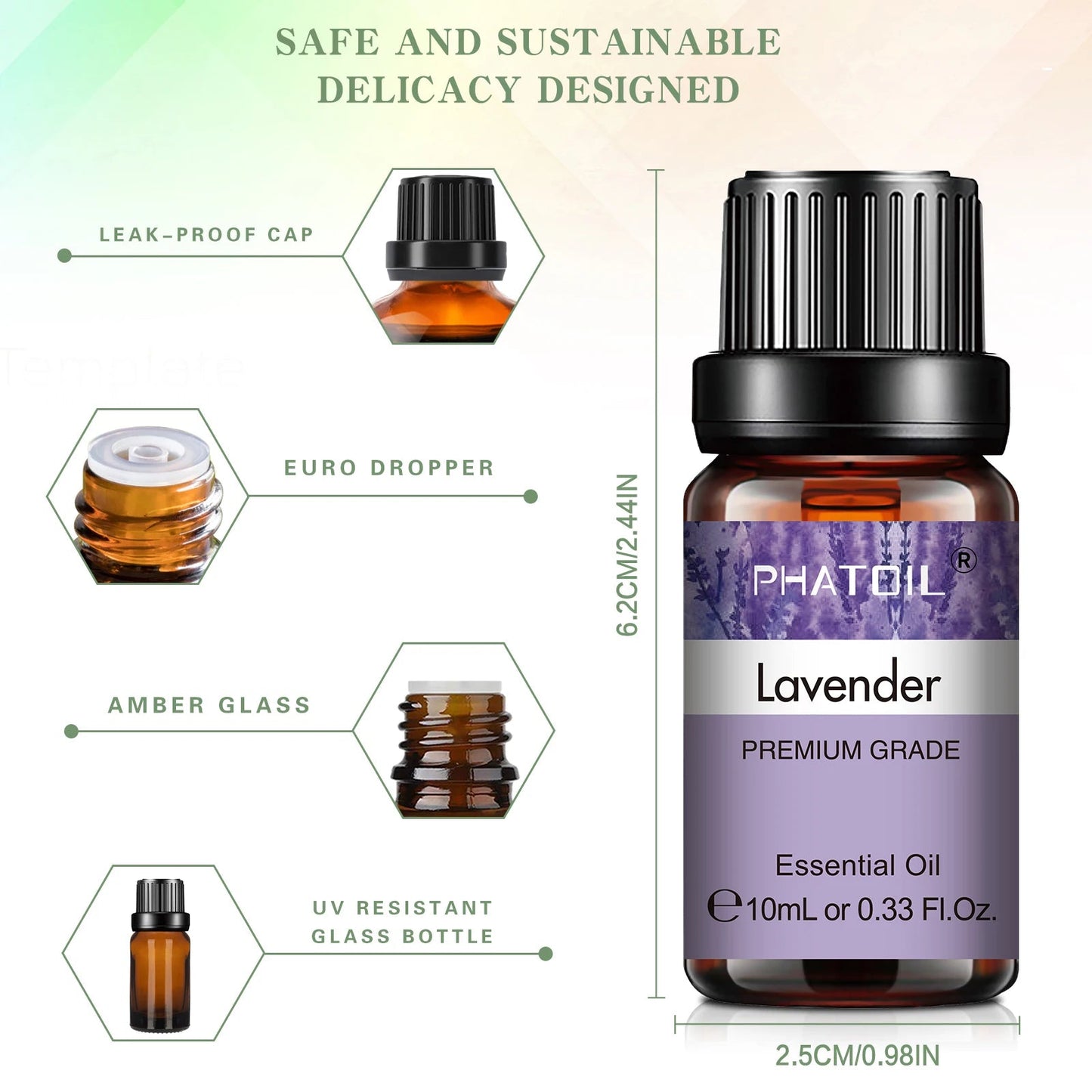 Lavender Essential Oil 10mL | Natural Aromatherapy Oil | GLOBGRIP® GLOBGRIP®
