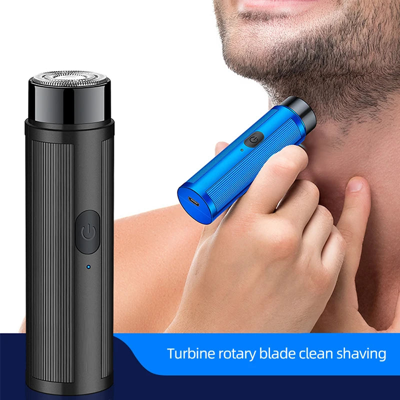 Men's Mini Electric Shaver Rechargeable Razor Epilator Women's Shaving Machine for Men Car Mini Shaver Electric Shaving Tools GLOBGRIP®