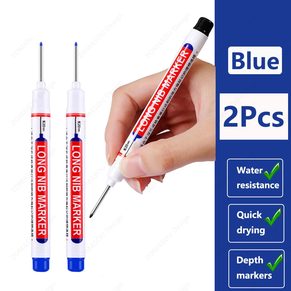 🖊️ 2cm Waterproof Long Head Deep Hole Marker Pen GLOBGRIP®