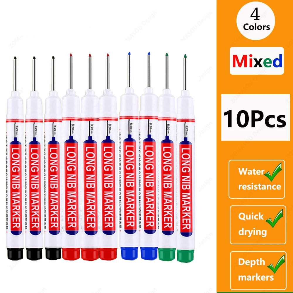 🖊️ 2cm Waterproof Long Head Deep Hole Marker Pen GLOBGRIP®