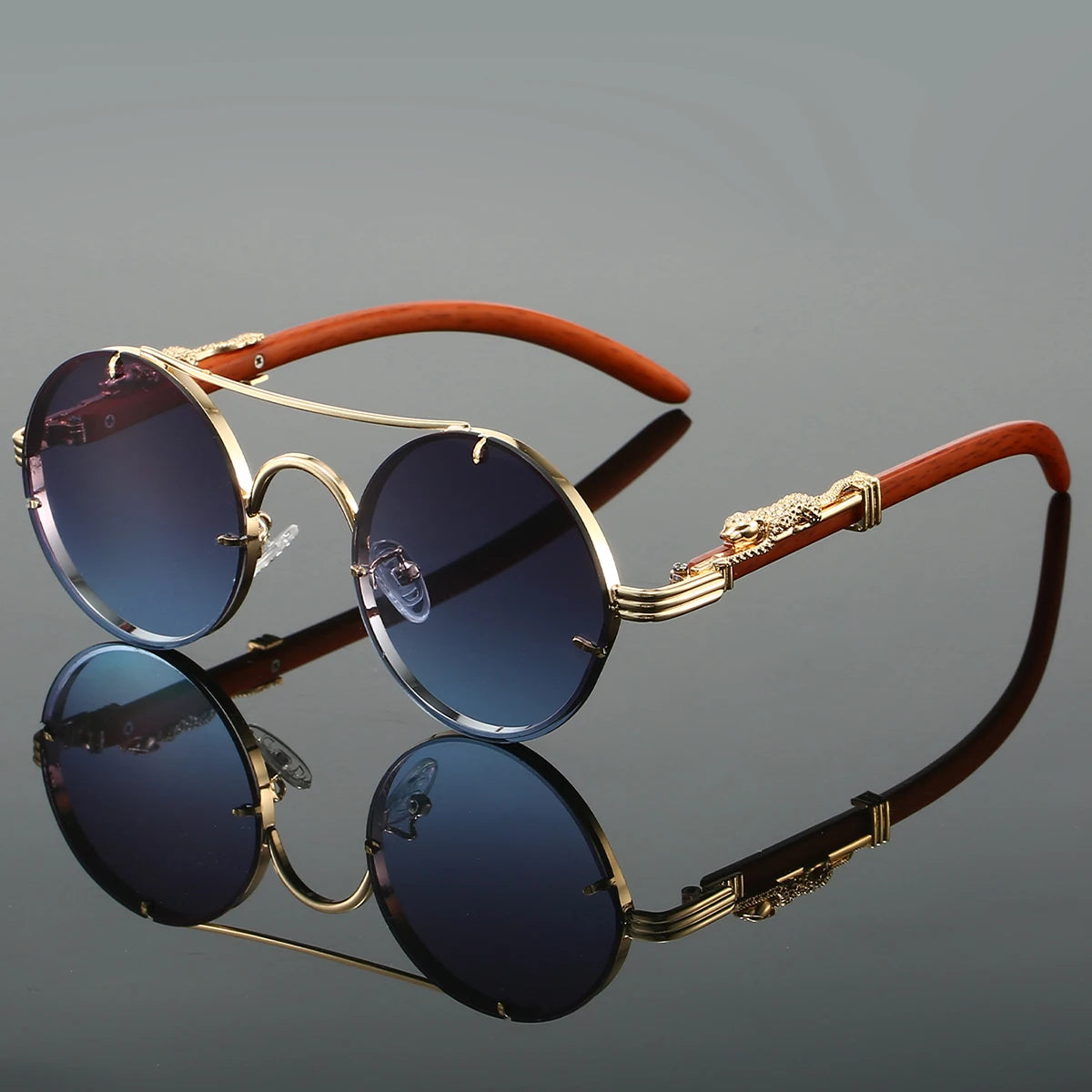 Vintage Round Sunglasses Men Fashion GLOBGRIP®