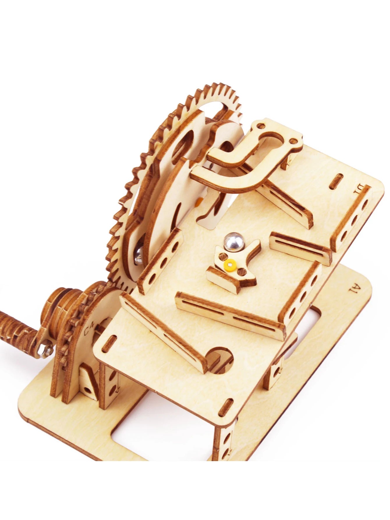 🌀 Spiral Marble Run 3D Wooden Puzzle GLOBGRIP®