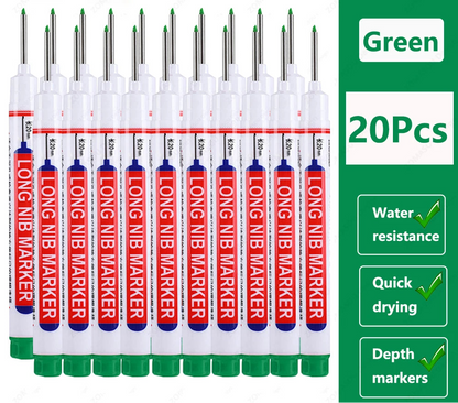 🖊️ 2cm Waterproof Long Head Deep Hole Marker Pen GLOBGRIP®