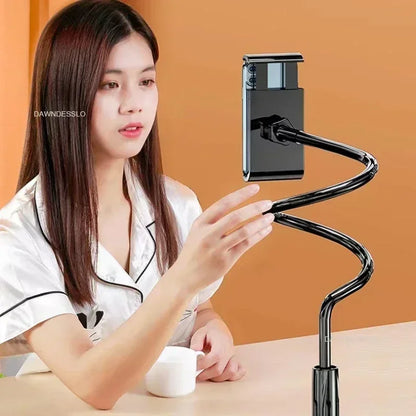 128cm Phone Holder Stand Lazy Bracket Headrest Bed 360 Flexible Long Arms Clamp Mount for IPhone Samsung and 3.5~6.7" Device GLOBGRIP®