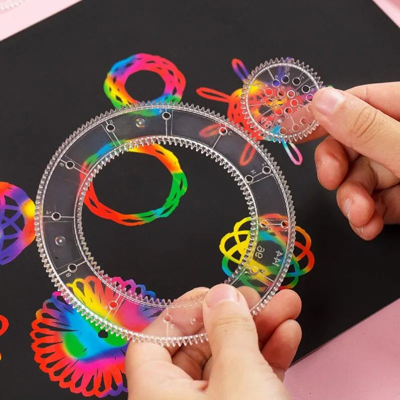 Spirograph Drawing Ruler Toy GLOBGRIP®