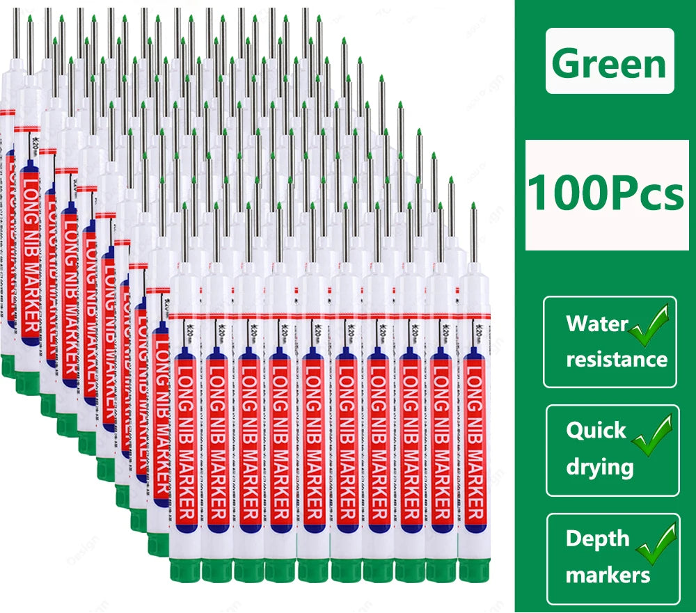 🖊️ 2cm Waterproof Long Head Deep Hole Marker Pen GLOBGRIP®