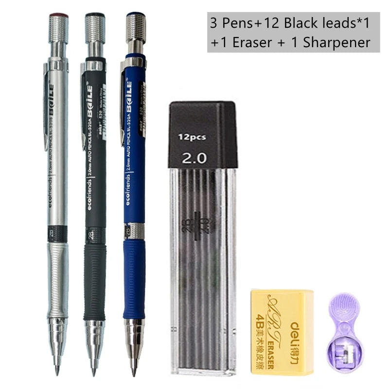✏️ Mechanical Pencil Set 2.0mm GLOBGRIP®