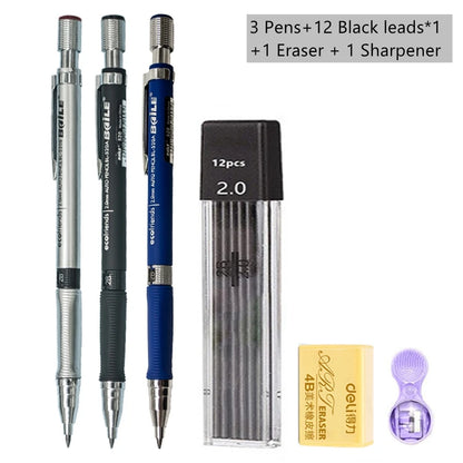 ✏️ Mechanical Pencil Set 2.0mm GLOBGRIP®
