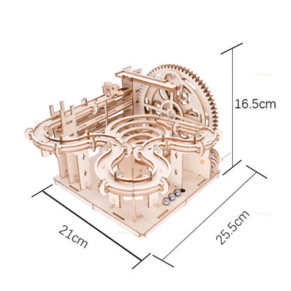 🧩 3D Wooden Marble Run Puzzle GLOBGRIP®