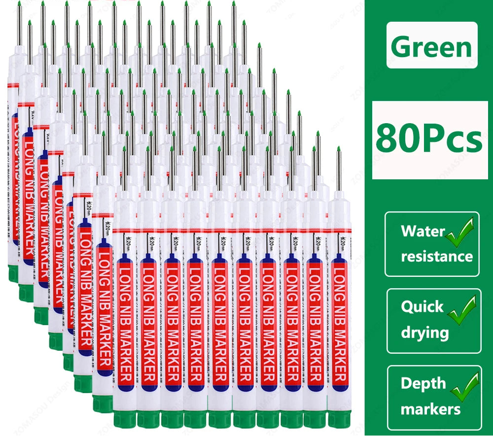 🖊️ 2cm Waterproof Long Head Deep Hole Marker Pen GLOBGRIP®