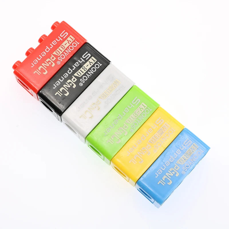 Building Blocks Pencil Sharpener | Fun Creative Stationery | GLOBGRIP® GLOBGRIP®