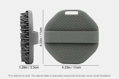 Soft Silicone Body Scrubber Bath Brush | Industrial Anti-Slip Solution GLOBGRIP®