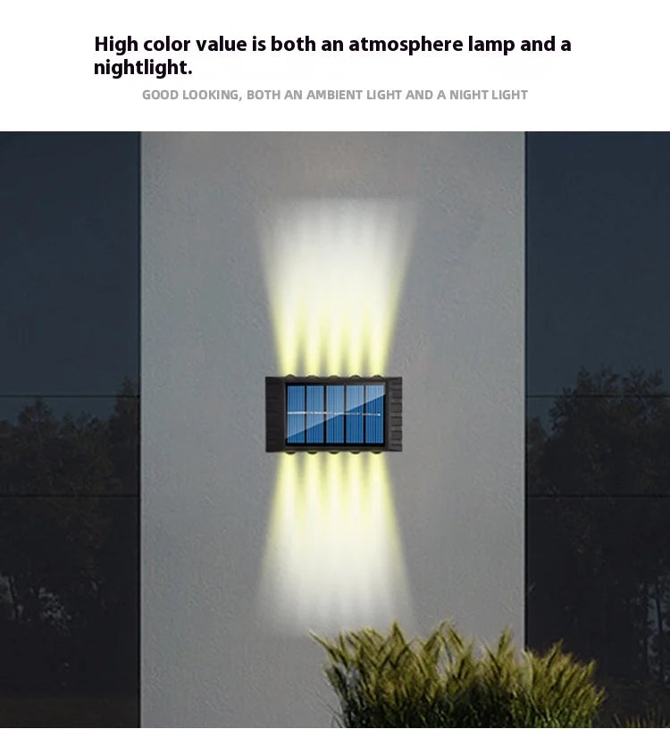 4/6/8/10LEDs Solar Wall Lamp GLOBGRIP®
