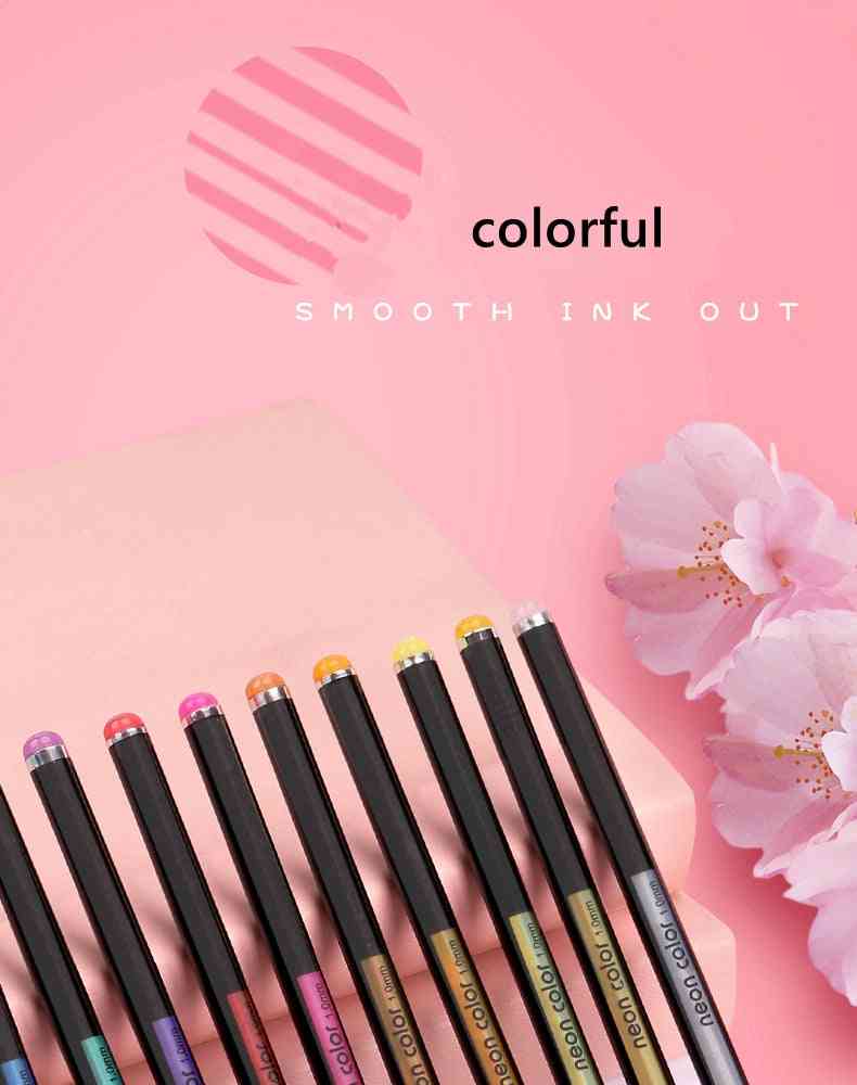 Metallic Glitter Gel Pens | 12–24PCS Colorful Art Markers | GLOBGRIP® GLOBGRIP®