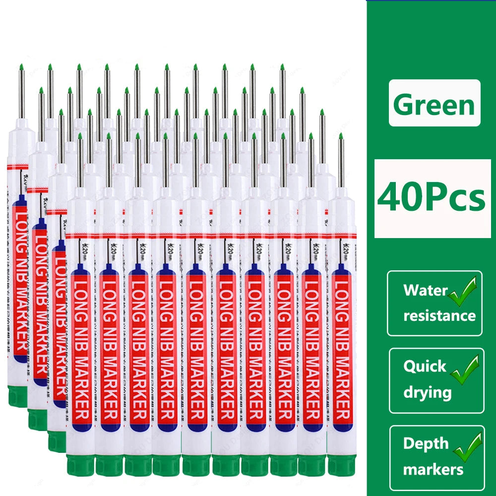 🖊️ 2cm Waterproof Long Head Deep Hole Marker Pen GLOBGRIP®