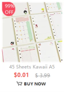 45 Sheets Loose-Leaf Refill – A5 & A6 Sizes GLOBGRIP®