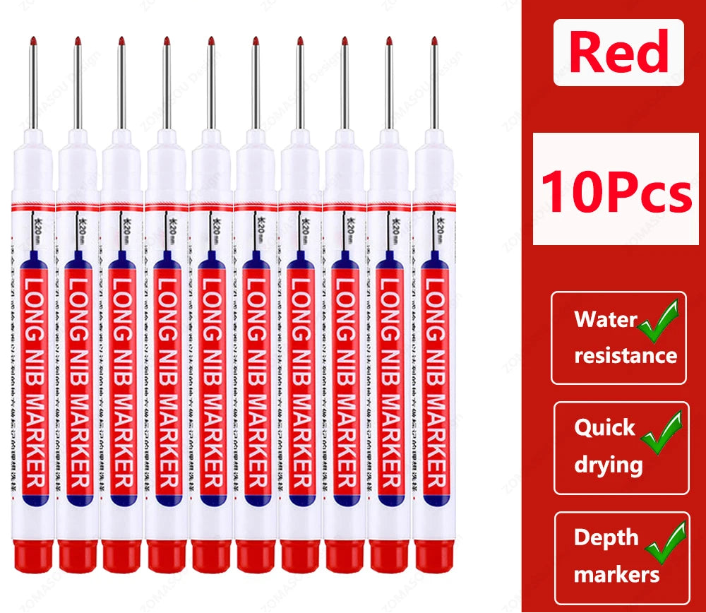 🖊️ 2cm Waterproof Long Head Deep Hole Marker Pen GLOBGRIP®