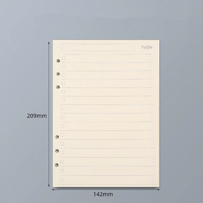 45 Sheets Loose-Leaf Notebook Refill – A5 / A6 / A7 Sizes GLOBGRIP®