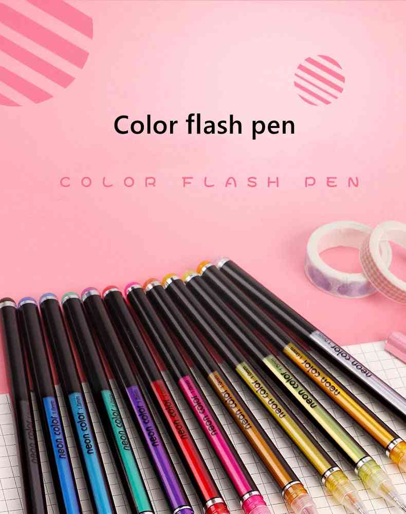 Metallic Glitter Gel Pens | 12–24PCS Colorful Art Markers | GLOBGRIP® GLOBGRIP®