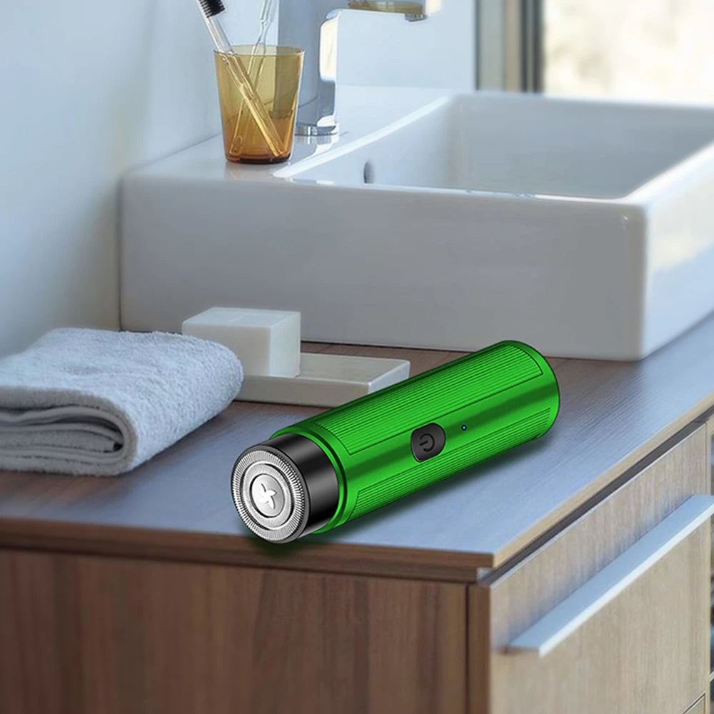 Men's Mini Electric Shaver Rechargeable Razor Epilator Women's Shaving Machine for Men Car Mini Shaver Electric Shaving Tools GLOBGRIP®