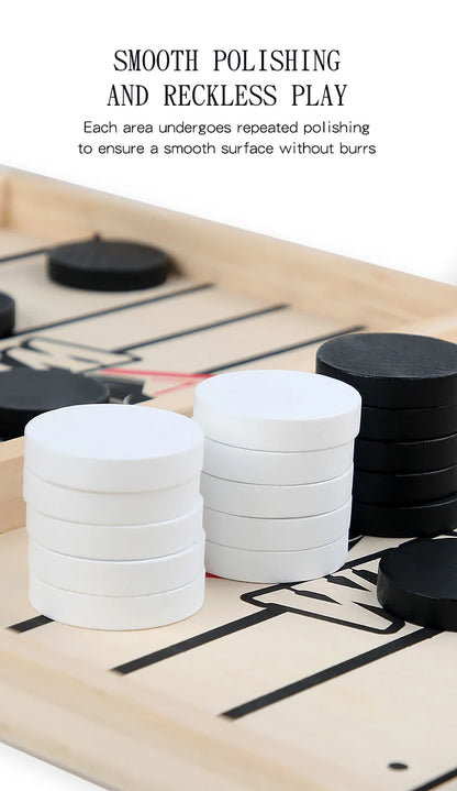 Table Hockey Paced Sling Board Puzzles Game Fast Winner Party Desktop Battle Chess Parent-child Interactive Toys For Children GLOBGRIP®