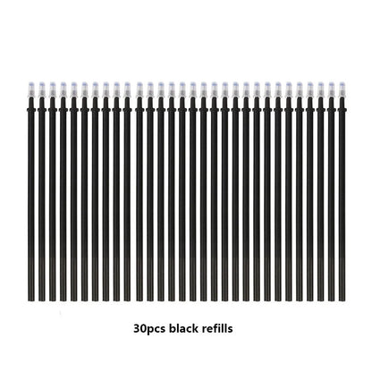 0.5mm Erasable Gel Pen Set Black Blue Red Ink Refill Rod Kawaii Pens Washable Handle School Office Supplies Writing Stationery GLOBGRIP®