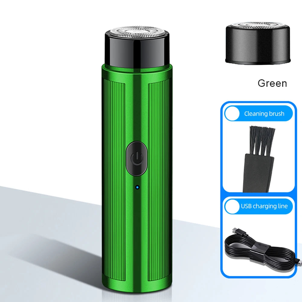 Men's Mini Electric Shaver Rechargeable Razor Epilator Women's Shaving Machine for Men Car Mini Shaver Electric Shaving Tools GLOBGRIP®