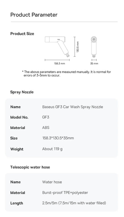 🚗 Car Wash High Pressure Water Gun GLOBGRIP®