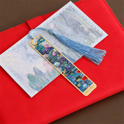 Aesthetic Floral Metal Bookmark | Industrial Anti-Slip Solution GLOBGRIP®